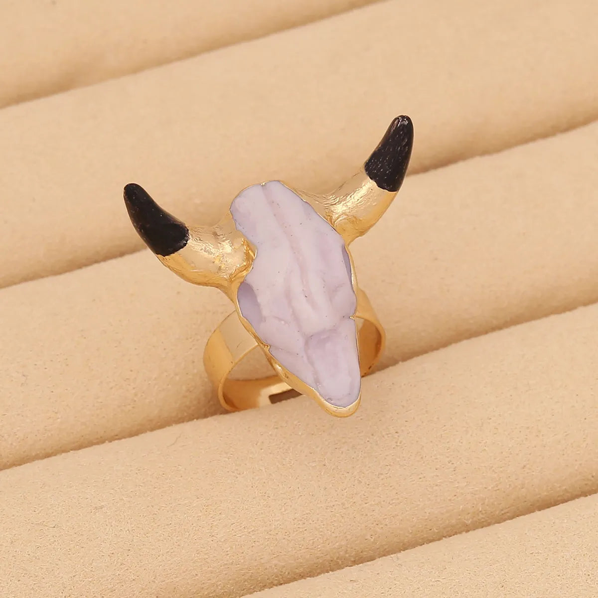 Fashion Cattle Resin Women'S Rings