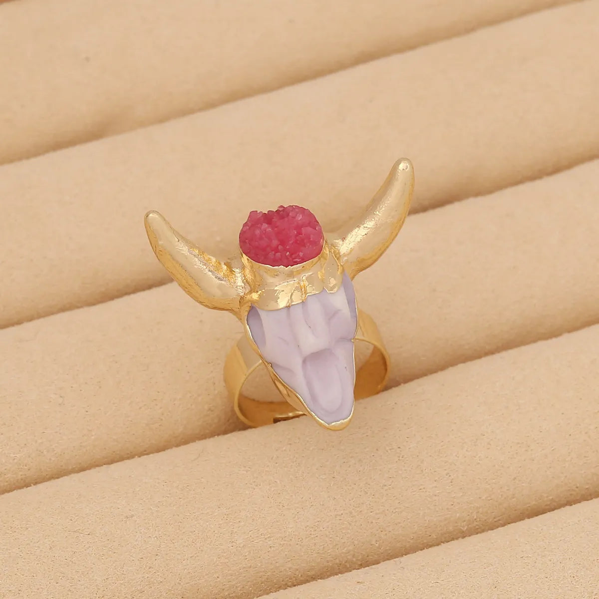 Fashion Cattle Resin Women'S Rings