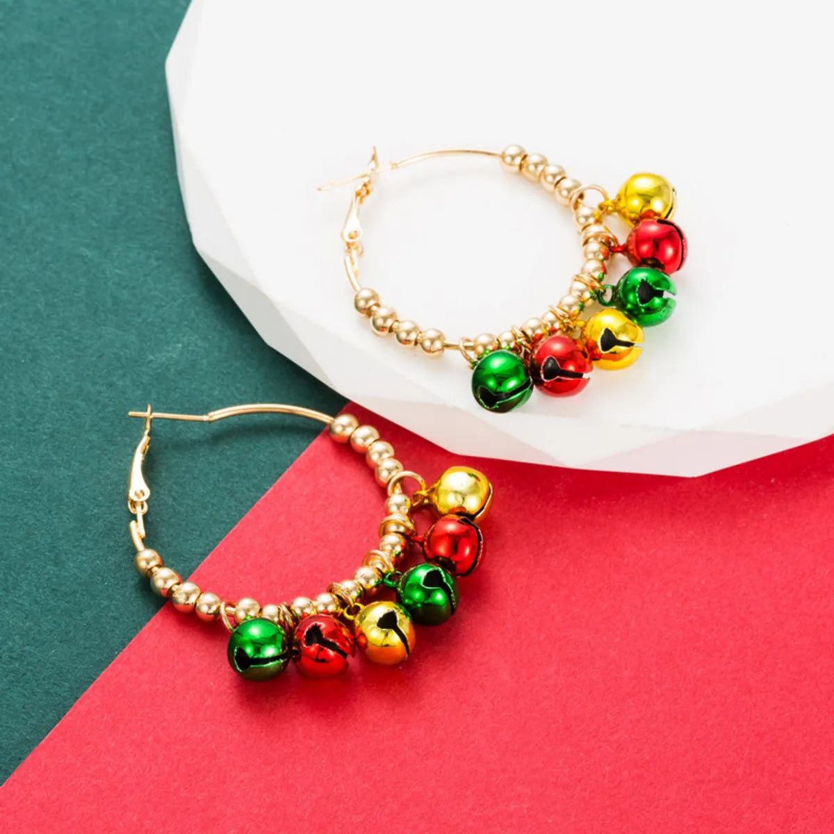 Fashion Christmas Tree Alloy Enamel Women's Drop Earrings 1 Pair