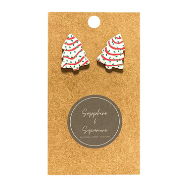 Fashion Christmas Tree Alloy Plating Christmas Women's Ear Studs 1 Pair