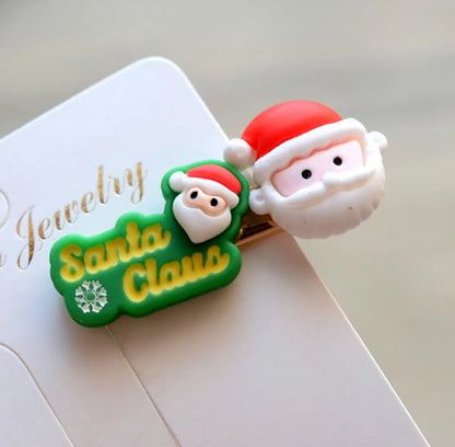 Fashion Christmas Tree Arylic Hair Clip 1 Piece