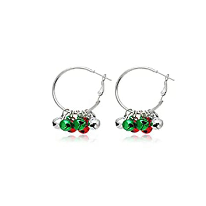 Fashion Christmas Tree Flamingo Alloy Plating Inlay Artificial Gemstones Women'S Drop Earrings 1 Pair