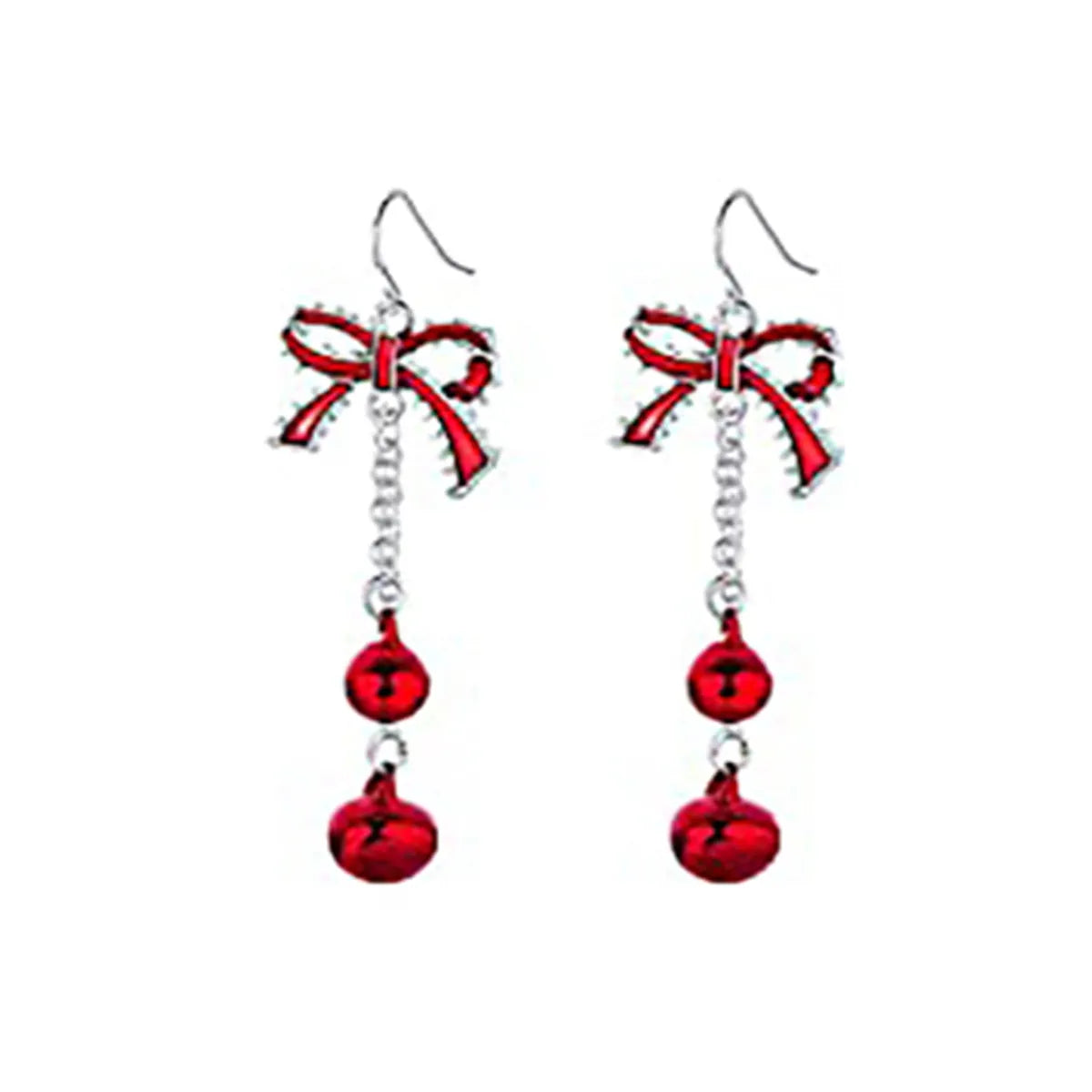 Fashion Christmas Tree Flamingo Alloy Plating Inlay Artificial Gemstones Women'S Drop Earrings 1 Pair