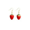 Fashion Christmas Tree Flamingo Alloy Plating Inlay Artificial Gemstones Women'S Drop Earrings 1 Pair