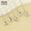Fashion Chubby Letter Pendant Necklace 316L Stainless Steel 316L Stainless Steel Polishing Hiphop Style Unisex