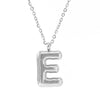 Fashion Chubby Letter Pendant Necklace 316L Stainless Steel 316L Stainless Steel Polishing Hiphop Style Unisex