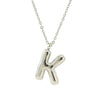 Fashion Chubby Letter Pendant Necklace 316L Stainless Steel 316L Stainless Steel Polishing Hiphop Style Unisex