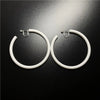 Fashion Circle Arylic Alloy Spray Paint Ear Clips Earrings