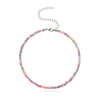 Fashion Circle Glass Beaded Women'S Choker 1 Piece