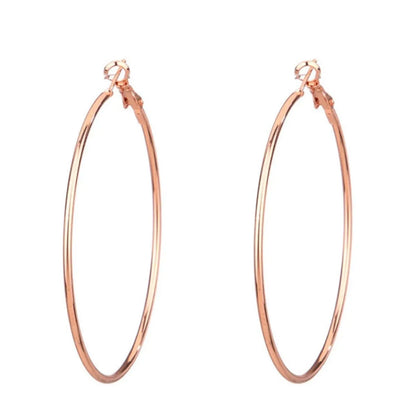 Fashion Circle Metal Plating Women's Earrings 1 Pair