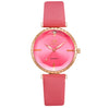 Fashion Classic Quartz Women's Watch With Pu Strap And Alloy Case Round Dial