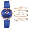 Fashion Classic Quartz Women's Watch With Pu Strap And Alloy Case Round Dial