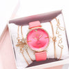 Fashion Classic Quartz Women's Watch With Pu Strap And Alloy Case Round Dial