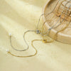Fashion Classic Stainless Steel Pullout Long Pearl Necklace With Electroplating Treatment