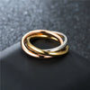 Fashion Classic Style Threecolor Threering Buckle Ring Source Factory Outlet