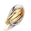 Fashion Classic Style Threecolor Threering Buckle Ring Source Factory Outlet