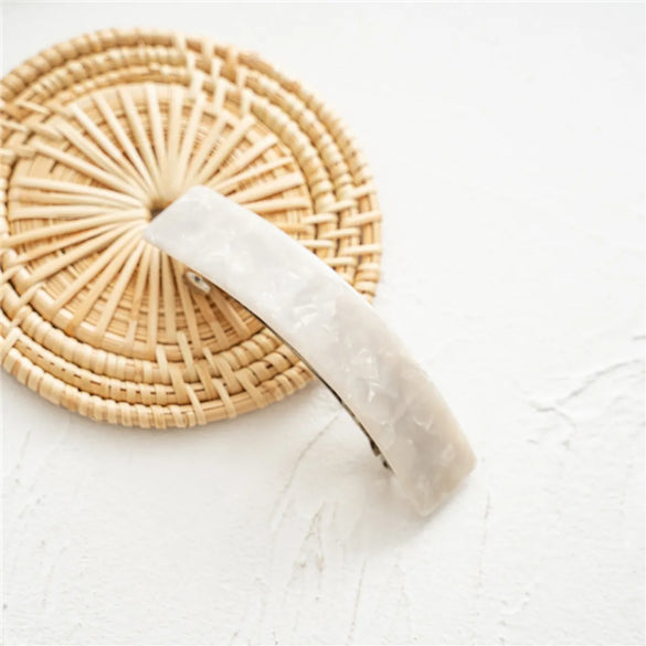 Fashion Color Block Acetic Acid Sheets Hair Clip 1 Piece