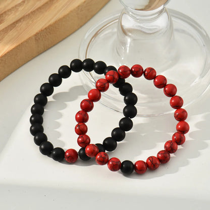 Fashion Color Block Beaded Beaded Bracelets 1 Piece