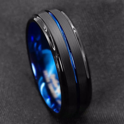 Fashion Color Block Stainless Steel Plating Rings 1 Piece