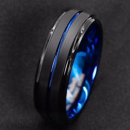 Fashion Color Block Stainless Steel Plating Rings 1 Piece