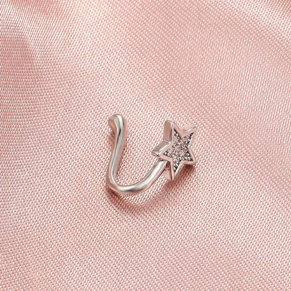 Fashion Copper Inlaid Zircon Star Nose Nail Wholesale Gooddiy