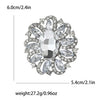 Fashion Creative Alloy Rhinestone Flower Brooch For Women's Clothing