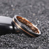 Fashion Creative Black Surface Electroplating Twocolor Stainless Steel Ring