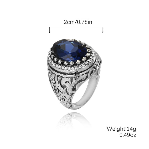 Fashion Creative Love Ring Zinc Alloy Heartshaped Inlaid Zircon For Women