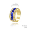 Fashion Creative Love Ring Zinc Alloy Heartshaped Inlaid Zircon For Women