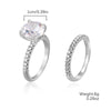 Fashion Creative Love Ring Zinc Alloy Heartshaped Inlaid Zircon For Women
