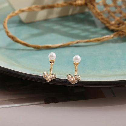 Lady Heart Alloy Earrings