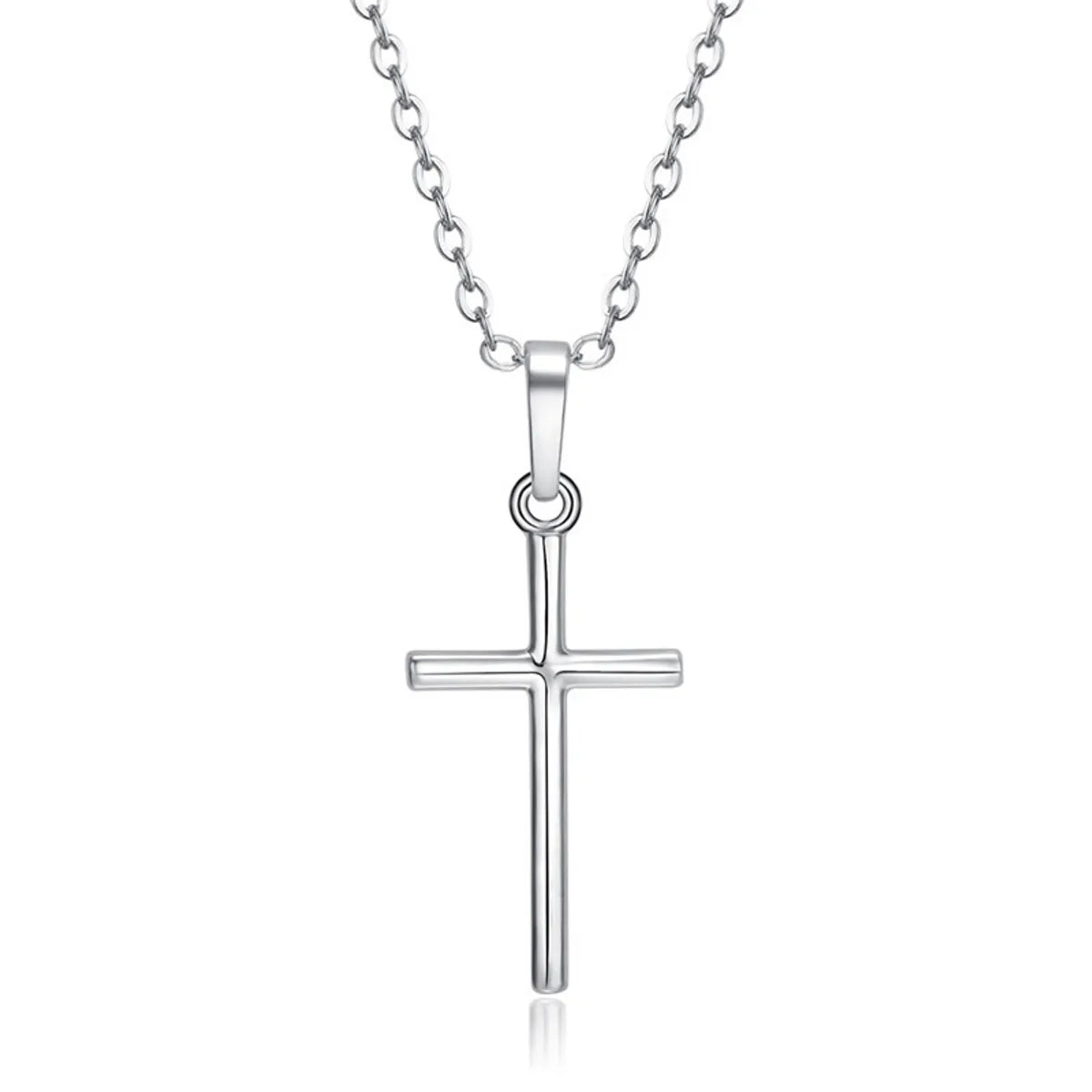 Fashion Cross Alloy Plating Unisex Necklace