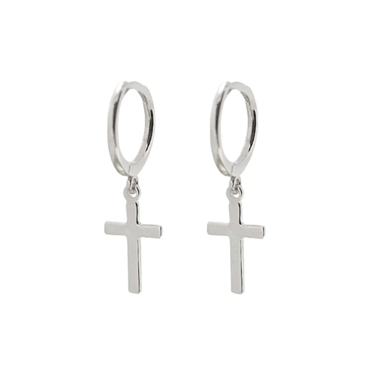 Fashion Cross Female Hip-hop Punk Metal Earrings