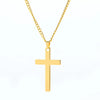 Fashion Cross Stainless Steel Pendant Necklace 1 Piece