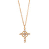 Fashion Crown Cross Jewelry Copper Regular Chain Diamond Design Women's Highend Jewelry Wholesale