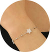 Fashion Cut Out Fivepointed Star Earrings For Women Zinc Alloy Resin Electroplating
