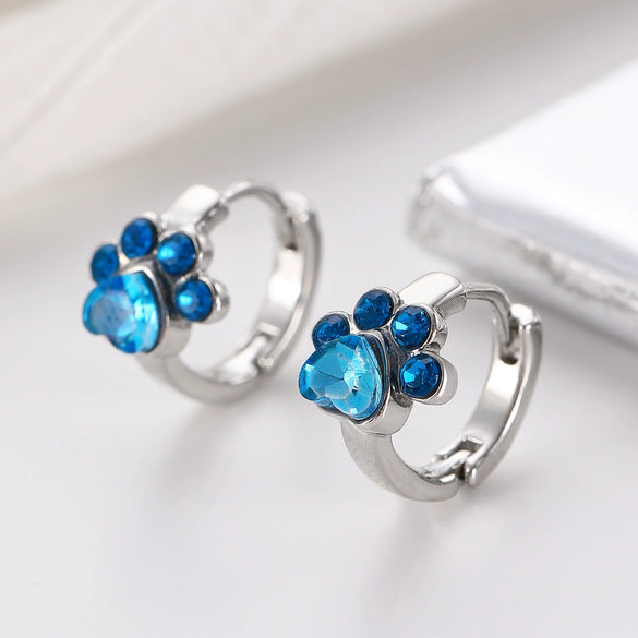 Fashion Cute Cartoon Cat Claw Alloy Jewelry Fourpiece Set For Women With Electroplating Design