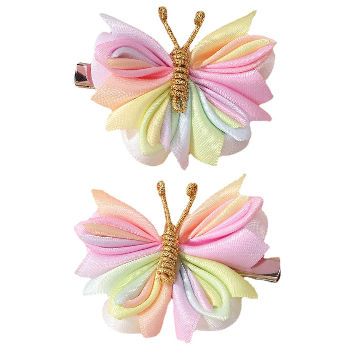 Fashion Cute Colorful Handmade Butterfly Barrettes Children'S Hair Accessories