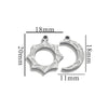 Fashion Cute Jewelry Accessories Stainless Steel Totem Pendant Electroplated