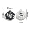 Fashion Cute Jewelry Accessories Stainless Steel Totem Pendant Electroplated