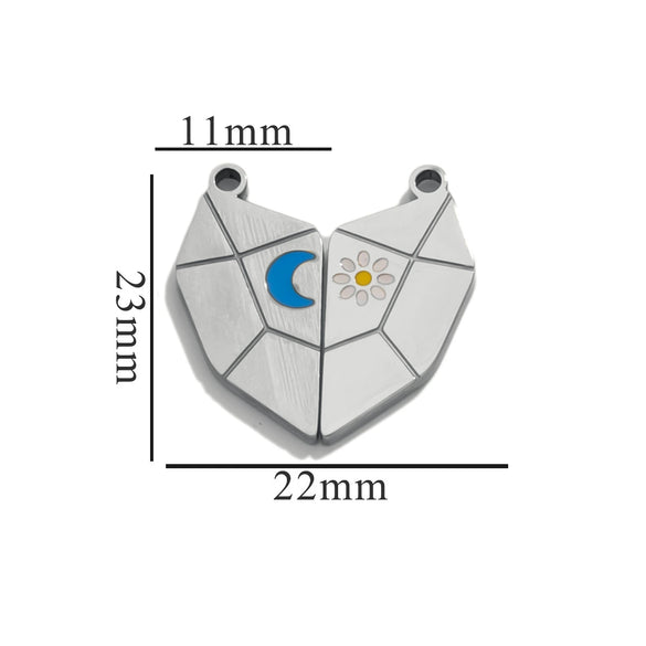 Fashion Cute Jewelry Accessories Stainless Steel Totem Pendant Electroplated