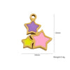 Fashion Cute Jewelry Pendant Stainless Steel Geometric Electroplated Hand Polished