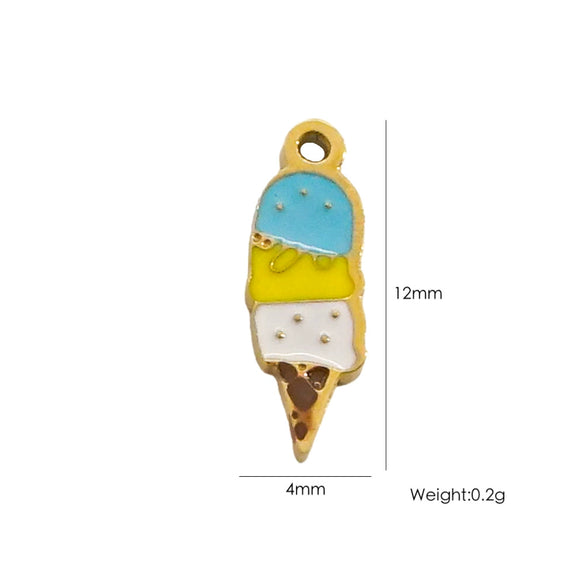 Fashion Cute Jewelry Pendant Stainless Steel Geometric Electroplated Hand Polished