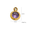 Fashion Cute Jewelry Pendant Stainless Steel Geometric Electroplated Hand Polished