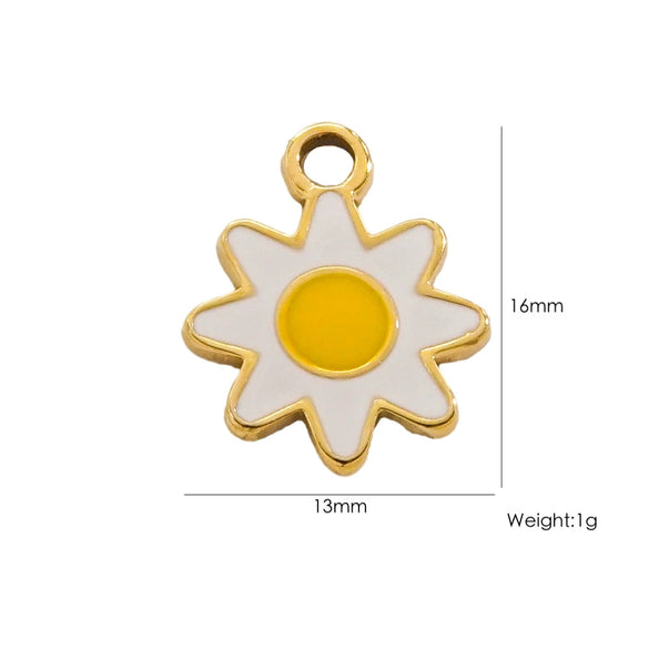 Fashion Cute Jewelry Pendant Stainless Steel Geometric Electroplated Hand Polished