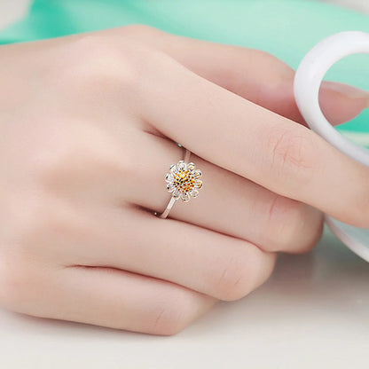 Fashion Daisy Open Ring