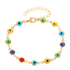 Fashion Devil'S Eye Alloy Enamel Women'S Bracelets