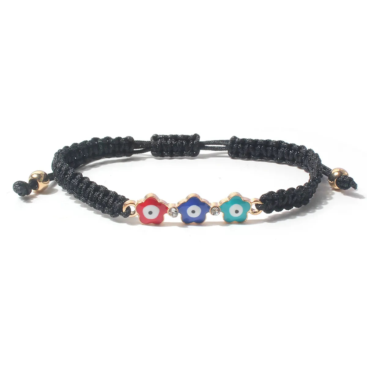 Fashion Devil'S Eye Alloy Fabric Women'S Bracelets