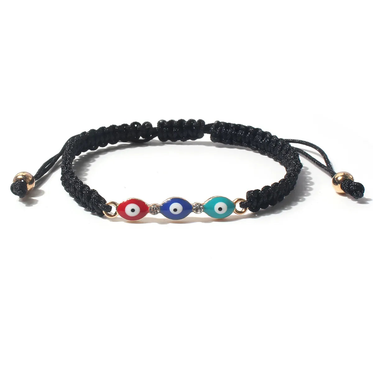 Fashion Devil'S Eye Alloy Fabric Women'S Bracelets