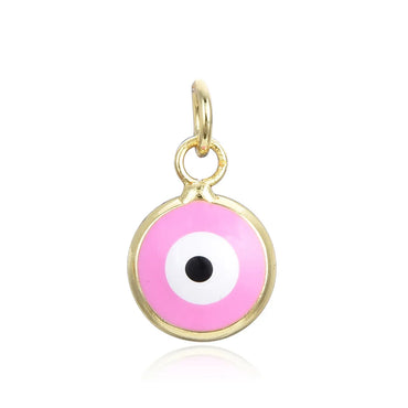 Fashion Devil's Eye Copper Enamel Pendant Necklace